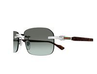 Sunglasses Gucci Man GG1221S008-SILVER-BROWN-BROWN56 - GG1221S008-SILVER-BROWN-BROWN56